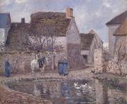 Camille Pissarro The pond at Ennery china oil painting reproduction